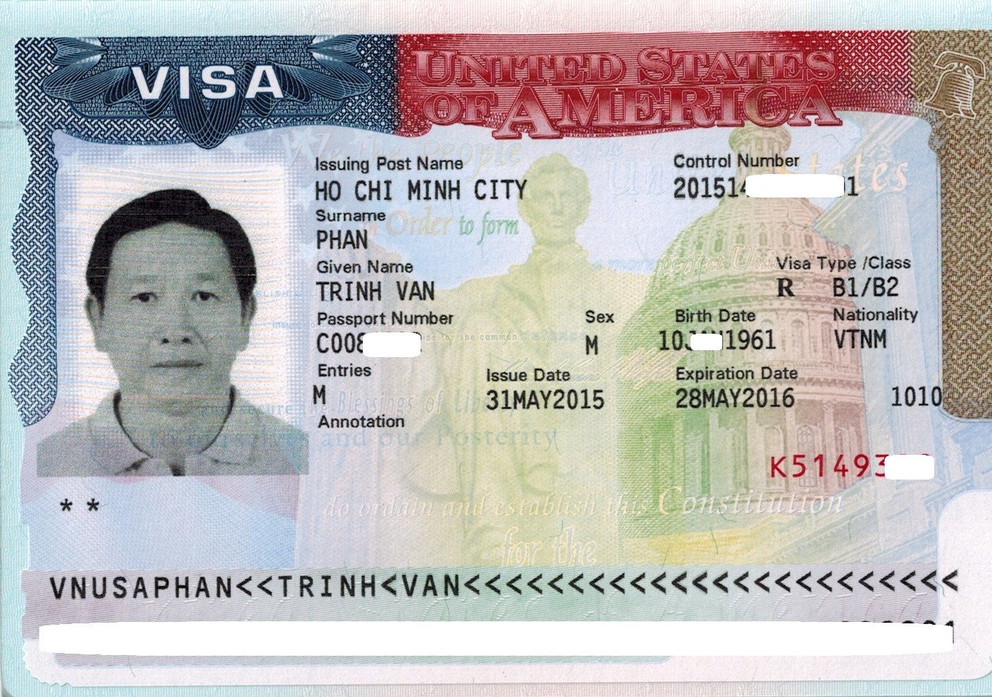 được cấp visa du lịch Mỹ