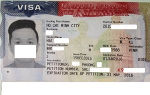 Visa K1 của Hải
