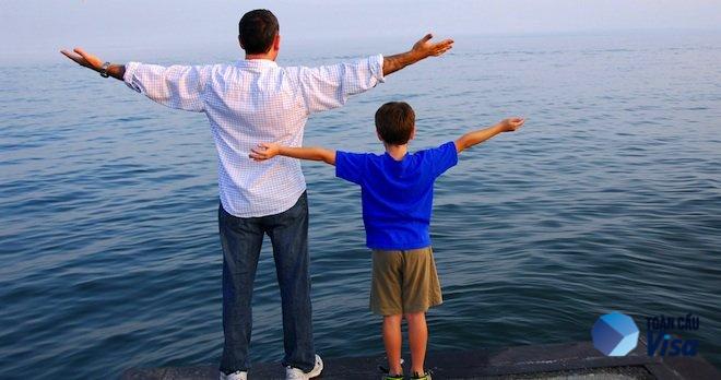 Bảo lãnh chồng và con sang Mỹ đoàn tụ