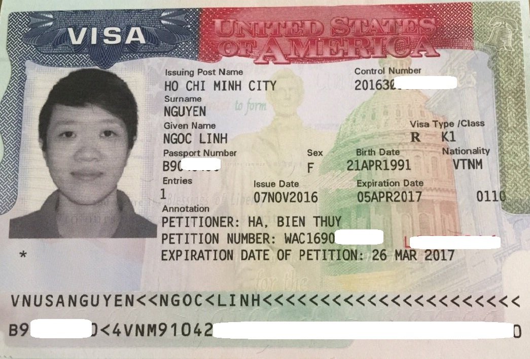 Visa của Linh