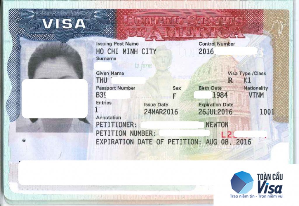Visa của chị Thu
