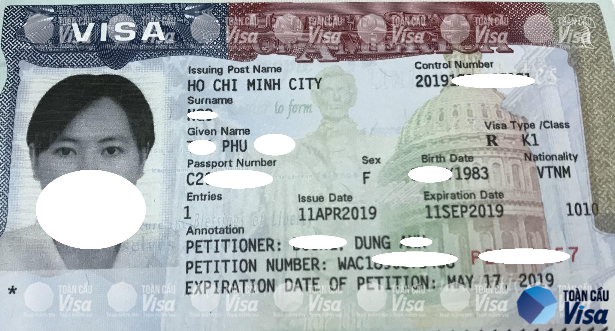 Visa của chị Phú