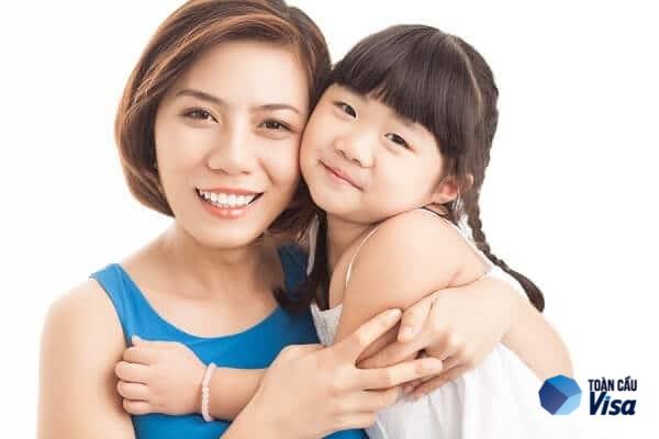 Có những diện mẹ bảo lãnh con cái nào?