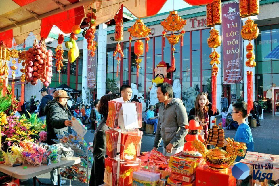 Người Việt ở Mỹ đón tết vô cùng nhộn nhịp
