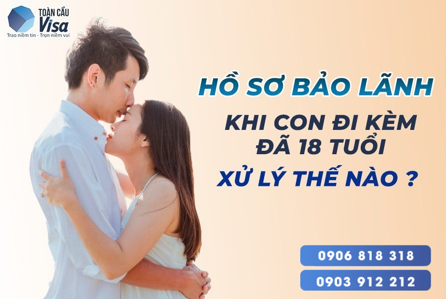 Muốn con trên 18 tuổi được bảo lãnh cùng nên chọn diện K1
