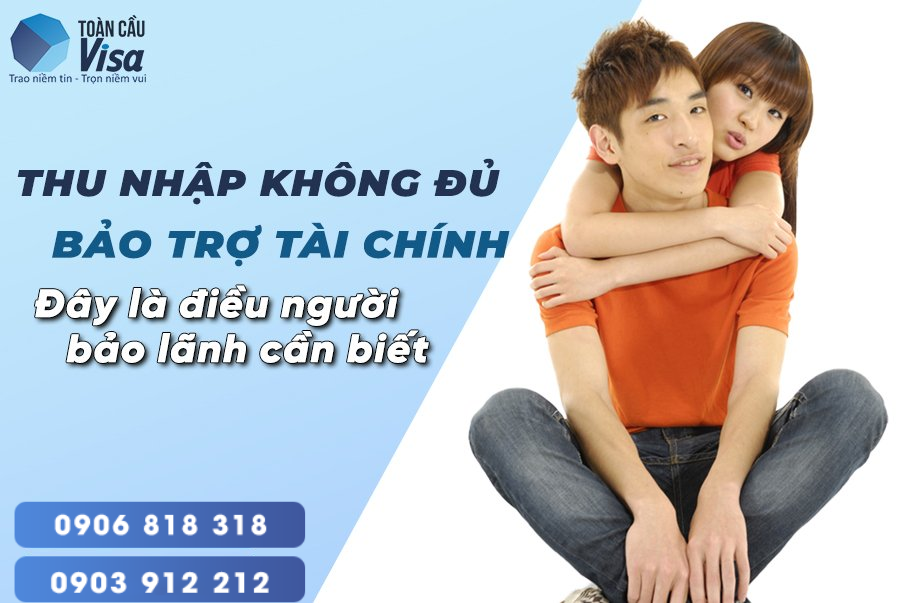 Người bảo lãnh thu nhập thấp nên tìm người đồng bảo trợ tài chính