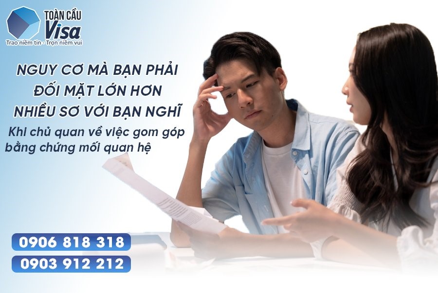Chủ quan về việc gom góp bằng chứng khiến các cặp đôi phải đối mặt với nhiều nguy cơ lớn