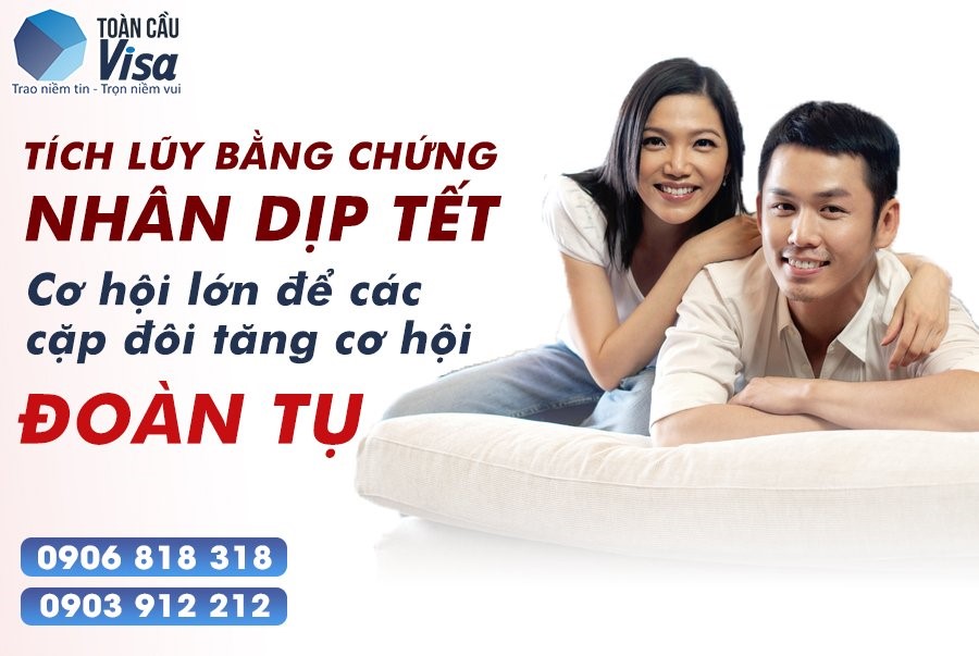Có bằng chứng dịp Tết, các cặp đôi sẽ dễ dàng và thuận lợi hơn khi chứng minh sự thật mối quan hệ