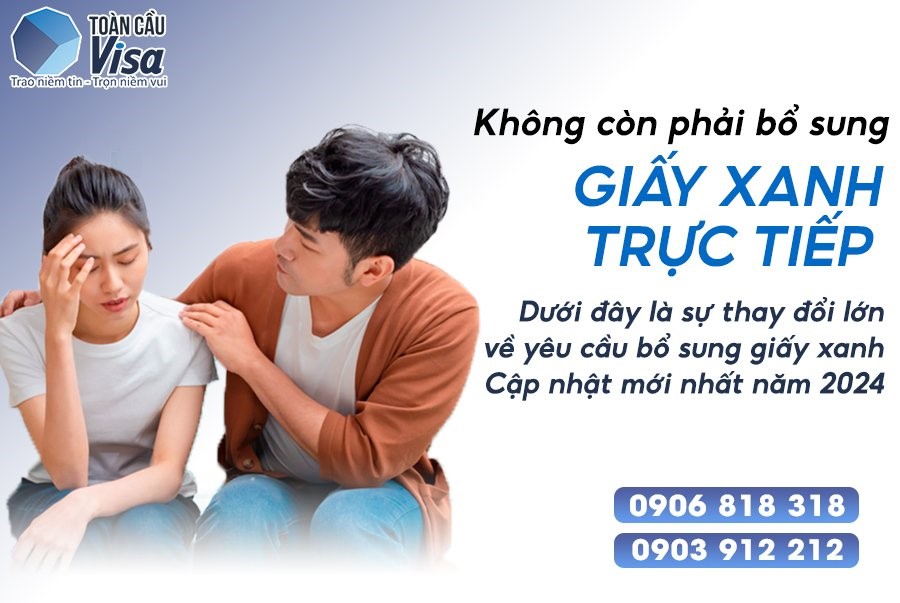 Việc bổ sung giấy xanh online có sự khác biệt giữa 2 diện bảo lãnh